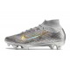 Nike Air Zoom Mercurial Superfly 9 Elite FG Argent Métallique