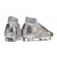 Nike Air Zoom Mercurial Superfly 9 Elite FG Argent Métallique