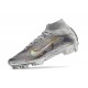 Nike Air Zoom Mercurial Superfly 9 Elite FG Argent Métallique
