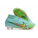 Crampons Nike Air Zoom Mercurial Superfly IX Elite FG Bleu Jaune