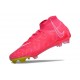 Nike Phantom Luna Elite FG Crampons Rose Jaune