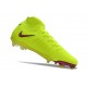 Nike Phantom Luna Elite FG Crampons Volt Rouge