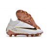 Nike Phantom GX Elite DF FG Crampons Blanc Or