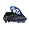 Nike Air Zoom Mercurial Superfly IX Elite FG Noir Chrome Hyper Royal