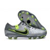 Nike Tiempo Legend 10 Elite FG Crampon Gris Noir Vert