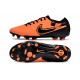 Nike Tiempo Legend 10 Elite FG Crampon Orange Noir