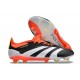 adidas Predator Elite FG Chaussure Noir Banc Rouge Solaire