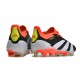 adidas Predator Elite FG Chaussure Noir Banc Rouge Solaire