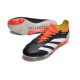 adidas Predator Elite FG Chaussure Noir Banc Rouge Solaire
