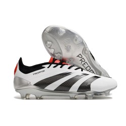 adidas Predator Elite FG Chaussure Blanc Noir Rouge