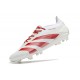 adidas Predator Elite FG Chaussure Blanc Rouge