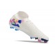 Chaussure Nike Phantom Luna II Elite FG Blanc Rose Bleu
