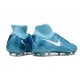 Chaussure Nike Phantom Luna II Elite FG Bleu Blanc