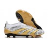 Crampon adidas Predator Elite LL Elite FG Blanc Gris Or