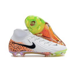 Chaussure Nike Phantom Luna II Elite FG Blanc Orange Noir