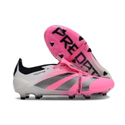 adidas Predator Elite Tongue FG Rose Blanc Noir