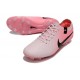 Nike Tiempo Legend 10 Elite FG Crampon Rose Mousse Noir