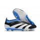Crampon adidas Predator Elite LL Elite FG Noir Blanc Bleu