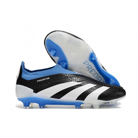 Crampon adidas Predator Elite LL Elite FG Noir Blanc Bleu