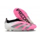 Crampon adidas Predator Elite LL Elite FG Blanc Rose Noir