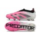 Crampon adidas Predator Elite LL Elite FG Blanc Rose Noir