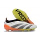 Crampon adidas Predator Elite LL Elite FG Blanc Noir Orange