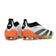 Crampon adidas Predator Elite LL Elite FG Blanc Noir Orange