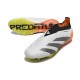 Crampon adidas Predator Elite LL Elite FG Blanc Noir Orange