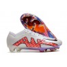 Chaussure Nike Zoom Mercurial Vapor 15 Elite FG Blanc Noir Rouge