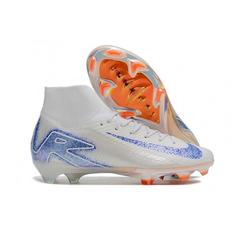 Crampon Nike Mercurial Superfly X Elite FG Blueprint Blanc Bleu