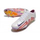 Chaussure Nike Zoom Mercurial Vapor 15 Elite FG Blanc Noir Rouge
