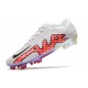 Chaussure Nike Zoom Mercurial Vapor 15 Elite FG Blanc Noir Rouge