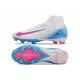 Crampon Nike Mercurial Superfly X Elite FG Blanc Bleu Rose
