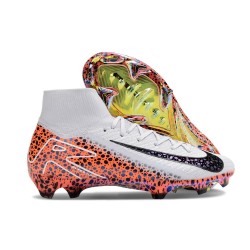 Crampon Nike Mercurial Superfly X Elite FG Blanc Orange Noir