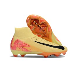 Crampon Nike Mercurial Superfly X Elite FG Jaune Noir Rose