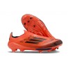 adidas f50 + Sans Lacets FG Neuf Rouge Noir