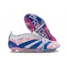 adidas Predator Elite Foldover Tongue FG Blanc Ftwr Bleu Solaire Rose Solaire