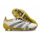 adidas Predator Elite Foldover Tongue FG Blanc Or Argent