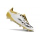 adidas Predator Elite Foldover Tongue FG Blanc Or Argent