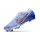 Crampon Nike Zoom Mercurial Vapor XV Elite FG Blanc Bleu Or