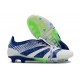 adidas Predator Elite Foldover Tongue FG Blanc Bleu Vert
