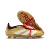 adidas Predator Elite Foldover Tongue FG Or Blanc Rouge