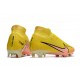 Nike Air Zoom Mercurial Superfly IX Elite FG Lucent - Jaune Crépuscule Barely Grape