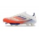 Chaussure de Foot adidas f50+ Elite FG Advancement - Blanc Rouge Bleu
