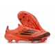 Chaussure de Foot adidas f50+ Elite FG Turbo Noir Aurore Platin Métallique