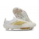 Chaussure de Foot adidas f50+ Elite FG Day Spark - Blanc Doré