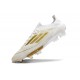 Chaussure de Foot adidas f50+ Elite FG Day Spark - Blanc Doré
