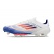 Chaussure de Foot adidas f50+ Elite FG Advancement - Blanc Bleu Rouge 