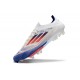Chaussure de Foot adidas f50+ Elite FG Advancement - Blanc Bleu Rouge 