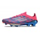 Chaussure de Foot adidas f50+ Elite FG Bleu Solaire Blanc Ftwr Rose